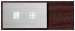 画像1: 丸三タカギ　SLW-Y6-646（白）　スマイル　ウッディ（SMILE　Woody）表札 (1)