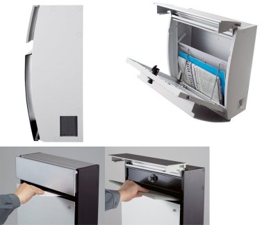 画像4: 丸三タカギ ポスト  Panasonic FASOUS POST(フェイサス ラウンドタイプ) PRF-2-2 (4)