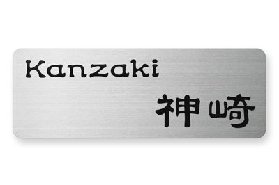 画像2: 丸三タカギ 表札 YKKap  F型 YKF-S-116 (2)