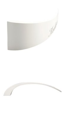 画像2: 美濃クラフト CX-7 アルミ鋳物表札 ソリッドスタイル  (2)