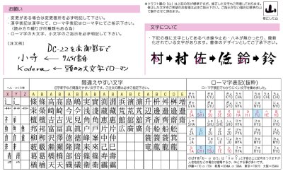 画像12: 美濃クラフト　SP-71-　クラシカル（Classical）　アイアンクラフト表札 (12)