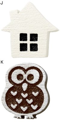 画像4: 美濃クラフト Alu Chara(アルキャラ)各種 アルミ鋳物表札  (4)