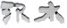 画像2: 美濃クラフト　CW-3　鋳物文字　漢字タイプ　アルミ鋳物表札　1文字あたりのお値段です (2)