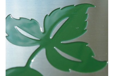 画像2: 丸三タカギ 表札  エッチング (ステンレスヘアライン 2色)  SF-11 (2)