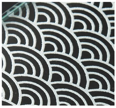 画像2: 美濃クラフト GP-80  ガラス表札Base  Plate(ベースプレート) (2)