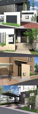 画像7: 四国化成　アルメールWF3型 壁掛けタイプ　ポスト (7)