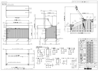 間口900ミリ用CAD図面
