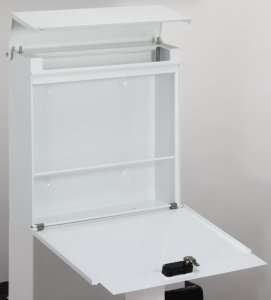 丸三タカギ PE-6501 ホワイト ノルディックワイドポスト（NORDIC WIDE