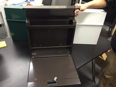 画像10: 丸三タカギ PE-6501(ポスト本体のみ)/PE-6501-AW(ポスト本体+プレート) ホワイト ノルディックワイドポスト(NORDIC WIDE POST) (10)