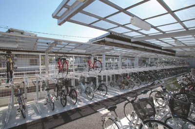 画像14: 四国化成　2段式サイクルラック1型 (14)