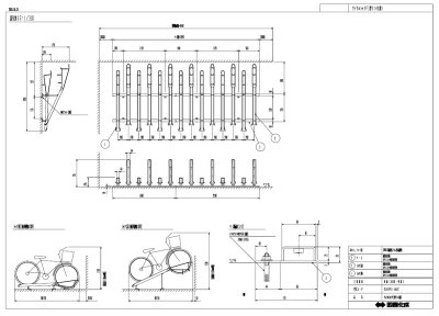 画像7: 四国化成　サイクルラックF3型 (7)