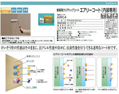 画像3: 四国化成 エアリーコート(内装専用) 新築用クリアトップコート (3)