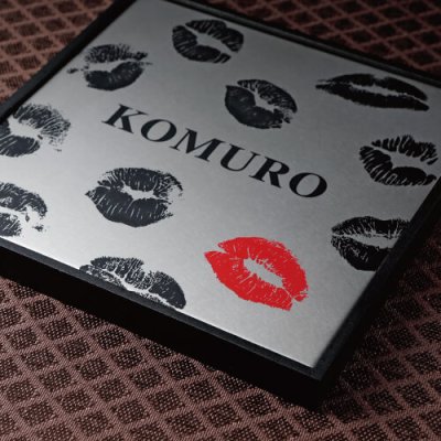 画像2: 美濃クラフト XR-2 Lady(レディ)表札 Rouge(ルージュ) (2)