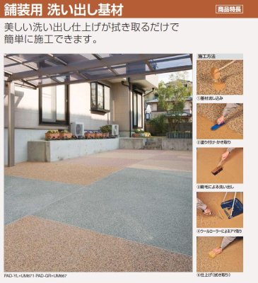 画像8: 四国化成　舗装用　洗い出し基材　リンクストーンM専用 (8)