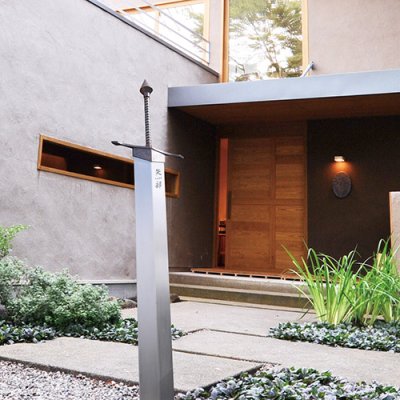 画像14: 美濃クラフト YSK-1伝説の聖剣/YSH-1石碑 男前表札 (14)