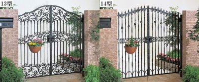 画像3: 四国化成　ブルーム門扉13型　ブルーム門扉14型　14型電気錠仕様 (3)