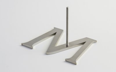 画像6: 丸三タカギ PLN2-S1 PLANE(プラネ) IELOGO表札 1文字分のお値段です。 (6)