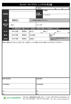 画像5: 丸三タカギ　MNG-2　Monoglass（モノグラス）  IELOGO表札 (5)