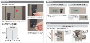 四国化成 アルディ門柱 宅配ボックス付 独立式の通販 価格表の50％OFF+