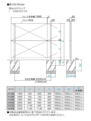 画像6: 四国化成  11:多段自由支柱(木調カラー アレグリアフェンス用) (6)