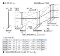 画像2: 四国化成　05：2段柱　06：2段柱　傾斜地対応