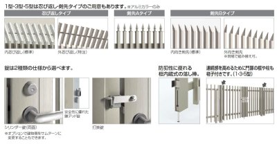 画像8: 四国化成 GTM1型 GTM2型 GTM3型 GTM4型 GTM5型 GTM6型 GTM7型 GTM8型 大型門扉 (8)