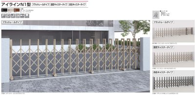 画像2: 四国化成 アイラインN1型 F→フラットレール C→固定キャスター J→自在キャスタータイプ (2)