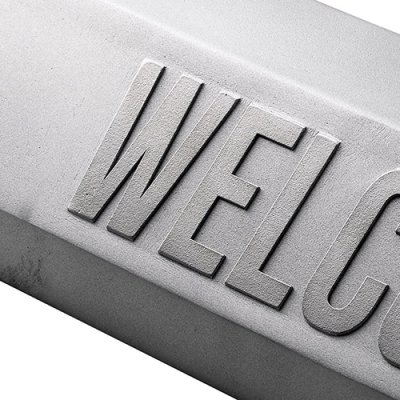 画像4: 美濃クラフト　GGKD-1　車止め　オリジナル凸文字　かもん (4)