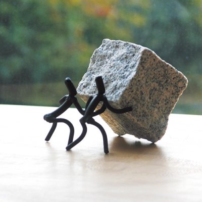 画像2: 美濃クラフト GGET-1 ピンコロマン  GGET-2 ピンコロカップル ガーデングッズ (2)