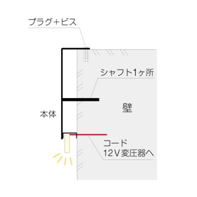 画像5: 美濃クラフト ライン電灯 LLP-1 (5)
