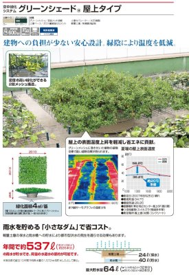 画像2: 四国化成 グリーンシェード 屋上タイプ  空中緑化システム (2)