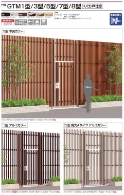 画像5: 四国化成 GTM1型 GTM3型 GTM5型 GTM7型 GTM8型 くぐり戸仕様 (5)