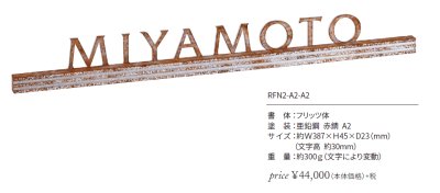 画像2: 丸三タカギ　RFN2-A2-A2　Raffinel（ラフィネル）　IELOGO表札 (2)