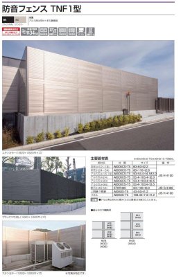 画像2: 四国化成 防音フェンス TNF1型 (2)