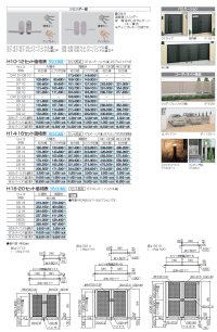 画像1: 四国化成　クレディ門扉8型