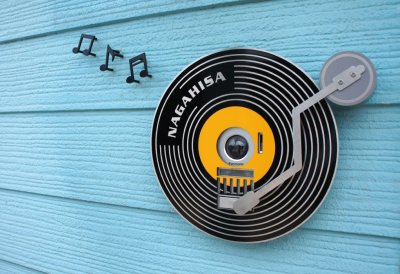 画像8: 美濃クラフト ON-1 No Music No Kazoku〜音楽大好き家族に捧げる 〜表札 (8)