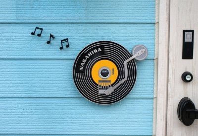 画像7: 美濃クラフト ON-1 No Music No Kazoku〜音楽大好き家族に捧げる 〜表札 (7)