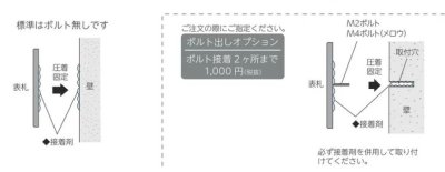 画像8: 美濃クラフト　ADT-1-　アドレスサイン　Address  Sign (8)