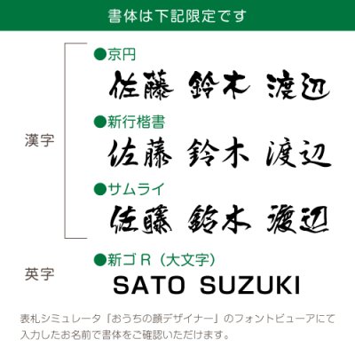 画像7: 美濃クラフト　JTX-5　チタン切文字　TITAN　LETTER　漢字・ローマ字合計11文字以内の価格です。 (7)