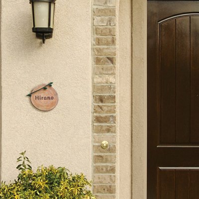 画像3: 美濃クラフト CAG-1 アペーゴ apego アルミ鋳物表札 (3)