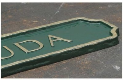 画像4: 美濃クラフト CA-122 ジャニー Journey アルミ鋳物表札 (4)