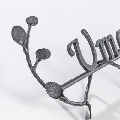 画像2: 美濃クラフト IS-54- クラシカル(Classical) アイアンクラフト表札 (2)