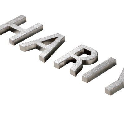 画像2: 美濃クラフト ES-60 ハレター HA  Letter 小さな表札 1文字の金額です。 (2)