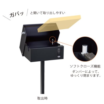 画像5: 美濃クラフト BEA- ビーク Beak かもんポスト (5)