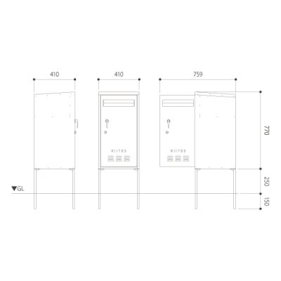画像12: 美濃クラフト KTS- キートス KIITOS かもんポスト (12)