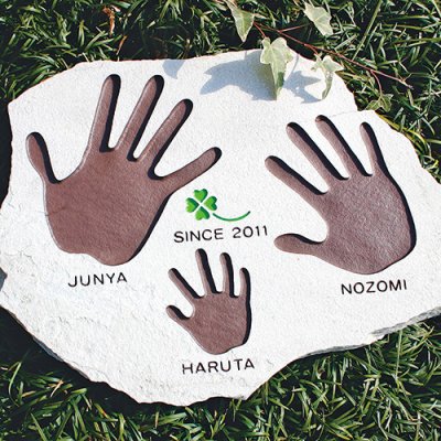 画像1: 美濃クラフト　TEPURI　テ・プリ　メモリアルプレート　Handprint  Kit (1)