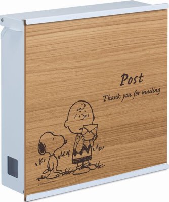 画像2: 丸三タカギ セット割 SNOOPY ポスト+SNOOPY表札 NSPGP-D-ナシ NSPAIS-C2-22 (2)