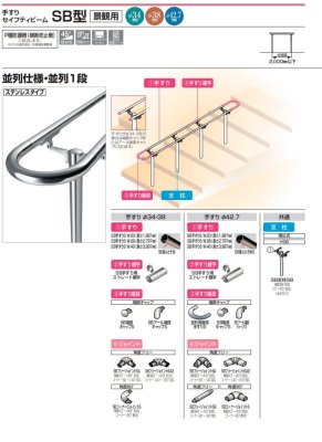 画像13: 四国化成 セイフティビームSB型 φ34mm φ38mm φ42.7mm (13)