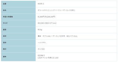画像2: 福彫 WDIR-3 ハミングバード(レーザーカット文字) DECOLL SIGN デコールサイン (2)