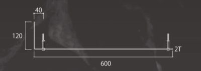 画像6: 福彫 WDTI-218 チタンストリングス TITAN ART SIGN チタンアートサイン L型 (6)